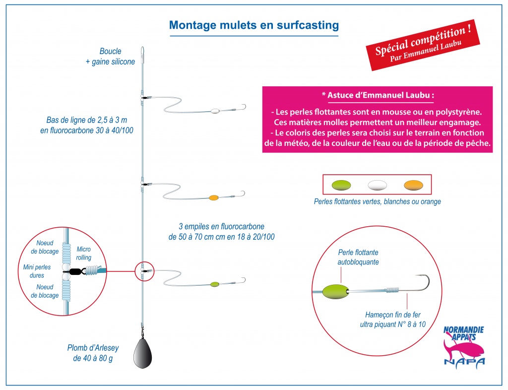 Mulets En Surfcasting Avec Emmanuel Laubu - Normandie Appâts